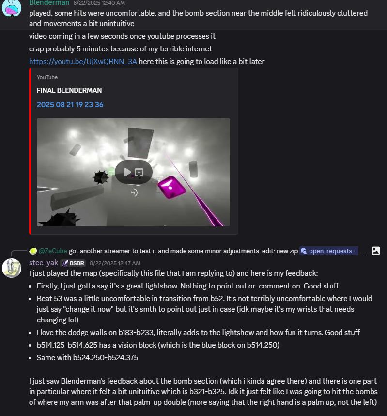 Example Feedback